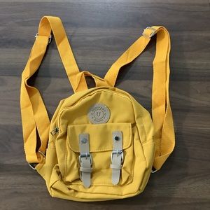 New Mini  yellow lightweight backpack